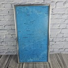 Vintage Astronomy Constellation Map Art Triptych Quad Set Chrome Frame Retro