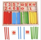 Kutoi Counting Number Blocks And Sticks   Montessori Toys For Kids Learning