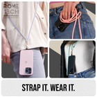 Universal Crossbody Nylon Patch Cell Phone Lanyards Rope Phone Straps Lanyard