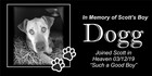 Personalized Pet Stone Memorial Grave Marker Granite Plaque Human Headstone Dog