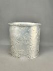 Vintage Wendell August Forge Aluminum Dogwood 10  Waste Basket Barrel