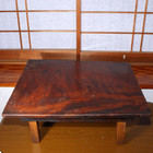 Rare Vintage Japanese Chabudai Solid Zelkova Wood High Quality Craftsmanship