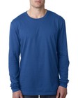 Next Level Apparel Mens Long Sleeve Premium Crew Neck T-shirt - N3601 Tee S-2xl