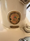1961 Singer Tan Featherweight 221j Sewing Machine With Case