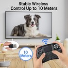 Mini Bluetooth 2 4ghz Wireless Keyboard Touchpad Mouse 3 Color Backlit Tv Pc