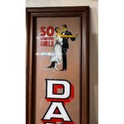Vintage Dancing 50 Beautiful Girls Mirror Sign Framed Carnival Wall Art 25 5x7 5