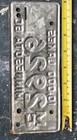 1960 Minnesota Motorcycle License Plate  2926