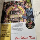 Original Factory Jukebox Wurlitzer One More Time Ny Phonograph Flyer