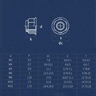 Flanged Nuts Flange Nylon Insert Lock Nut Stainless Steel M3 M4 M5 M6 M8 M10 M12