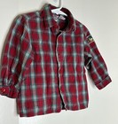 Acme Baby Looney Tunes Vintage Boys 24 Months Red Plaid Shirt Tweety Bird