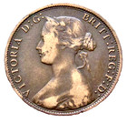 Nova Scotia Canadian Province Queen Victoria 1861 One Cent  Bronze