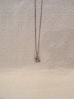 Vintage 20  Sterling Silver Double Cats Kitty Cat Necklace With Box Chain