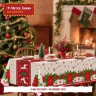 Kelool 3 Pack Christmas Tablecloth 54 X 108 Inch christmas Decorations plastic T