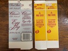 Vintage North Carolina Pine State Milk Creamery Egg Nog Custard Cartons Raleigh 