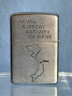 Vintage Vietnam War Zippo Lighter 1968 Us Navy Uss Bellatrix Af 62 Da Nang