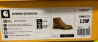 Carhartt Size 12w Mens Soft Toe Waterproof 6-inch Wedge Boot - New 