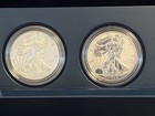 2012-s American Silver Eagle Reverse Proof 2 Coin Set Us Mint Ogp Box   Coa