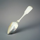 American Coin Silver Spoon  J Stuart  Philadelphia Pa C1840