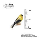 Little Critterz Bird - Goldfinch  bounce  - Miniature Porcelain Figurine