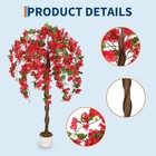 4ft Artificial Bougainvillea Tree With Pink Flowers