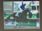 Art Sherman Signed California Chrome Kentucky Derby Framed Horse Racing Photo