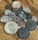 Lot 35 Old Coin Spanish Colonial Medieval Pirate Golden Era Roman Empire Unclean