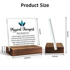 Touner Physical Therapist Acrylic Office Decor Sign  Acrylic Desk Plaque Sign   