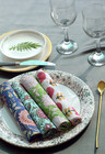 Assorted Hand Block Floral Print Napkins 100   Cotton Dinner Table Cloth Napkins