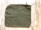 Vintage Canvas Bank Bag Kalamazoo   Embroidered Talon Zipper Money Deposit Bag