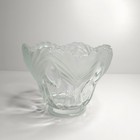 Vintage Art Deco Style Clear   Frosted Glass Lamp Shade Read