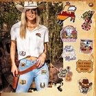 50 Pcs Embroidered Iron On Patches Applique Sew On Custom Themed Embroidered