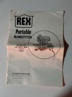 Rex Model 708-2 Industrial Blindstitch Sewing Machine Hemming Portable Desktop 