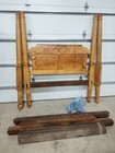 Very Old Antique 18th  Early 19th Century Solid Birdseye Maple Bed  Must See 