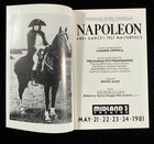 Napoleon Original Movie Souvenir Program Abel Gance Silent Cinema Film 1981