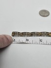 Antique Italian 800 Silver   Gold Filled Filigree Bracelet