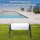 Pool Filter Cleaner Tool For 3  4  Or 6  Pool Filter Cartridges