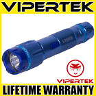 Vipertek Stun Gun Vts-t03 Blue 500 Bv Metal Rechargeable Led Flashlight
