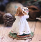 Wee Forest Folk My Little Snow Globe  Wff  M-515a  White Christmas Mouse