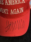 New President Donald Trump Signed 45   47 Usa Autographed Maga Campaign Hat Coa