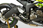 M4 Exhaust Kawasaki Zx6r 2009 To 2025 Black Gp19 Slip On Muffler