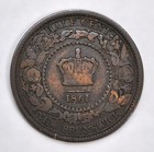 1861 New Brunswick Half Cent