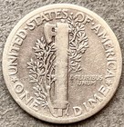 1937p  Mercury Head Silver Dime - Philadelphia Mint   C306