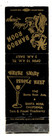 Bamboo Room Matchbook Matchcover - Santa Rosa  California - Girlie Tiki