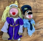 Melissa   Doug Hand Puppet Lot - Police Officer   Princess