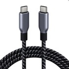 Deco Essentials 6 Foot Braided Usb-c To Usb-c Cable