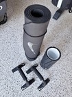 Nike Training Exercise Push Up Grips Bars  Foam Roller  Exercise Mat - Black