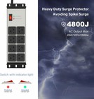 Heavy Duty Power Strip Surge Protector 20 Amp  8 Outlets 12 Gauge Industrial