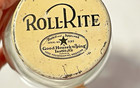 Vintage Roll-rite Glass Rolling Pin Holds Ice Keeps Dough Cold With Screw Cap