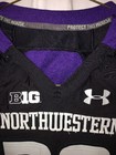 Game Worn Northwestern Wildcats Football Jersey Used Under Armour  28