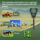 Extra Large Castration Banding Tool  Cattle Goat Bander With 24 Castration Bands